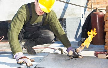 Inverinate flat roof construction